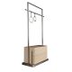 Garderobe - Suport pentru haine bara cu inele si sertare Coat Rack