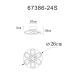 Plafoniere - Plafoniera LED CCT MELISAND argintiu mat