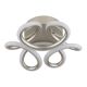 Plafoniera LED CCT MELISAND argintiu mat