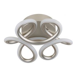 Plafoniera LED CCT MELISAND argintiu mat