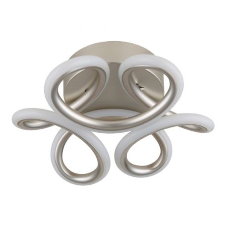 Plafoniere - Plafoniera LED CCT MELISAND argintiu mat