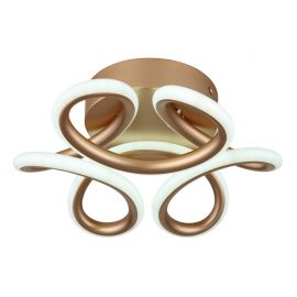 Plafoniera LED CCT MELISAND sampanie mat