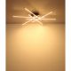 Plafoniere - Plafoniera LED metal negru mat LAWSON