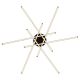 Plafoniere - Plafoniera LED metal negru mat LAWSON