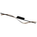 Plafoniera LED aluminiu cu efect de lemn WATKINS