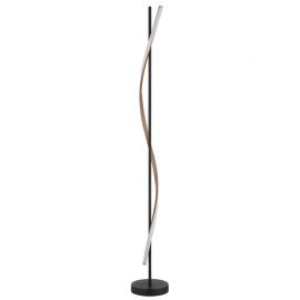 Lampadar LED aluminiu cu efect de lemn WATKINS