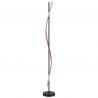 Lampadar LED aluminiu cu efect de lemn WATKINS