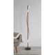 Lampadare - Lampadar LED aluminiu cu efect de lemn WATKINS
