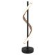 Veioze - Lampa LED aluminiu cu efect de lemn WATKINS