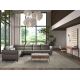 Coltare - Coltar LUX design italian modular cu functia relax Cowhide gri inchis