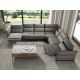 Coltare - Coltar LUX design italian modular cu functia relax Cowhide gri inchis