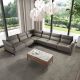 Coltare - Coltar LUX design italian modular cu functia relax Cowhide gri inchis