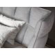 Paturi - Pat dublu tapitat design LUX Gri-albastrui deschis, 180x200cm