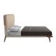 Paturi - Pat dublu tapitat design LUX din lemn si piele sintetica Mink 180x200cm