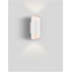 Aplice - Aplica LED exterior iluminat sus si jos IP54 Nocta alb