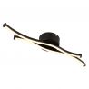 Plafoniera LED aluminiu negru mat BOYD