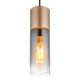 Pendule, Lustre suspendate - Pendul metal sticla fumurie ANNIKA