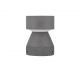 Stalpi - Stalp exterior din ciment IP65 LED Lua H-22cm
