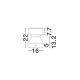 Stalpi - Stalp exterior din ciment IP65 LED Lua H-22cm
