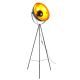 Lampadar de podea din metal negru cu auriu stil retro TIMO