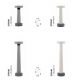 Stalpi - Stalp LED din ciment pentru exterior IP65 Cram Gray H-30cm