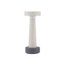 Stalp LED din ciment pentru exterior IP65 Cram White H-30cm