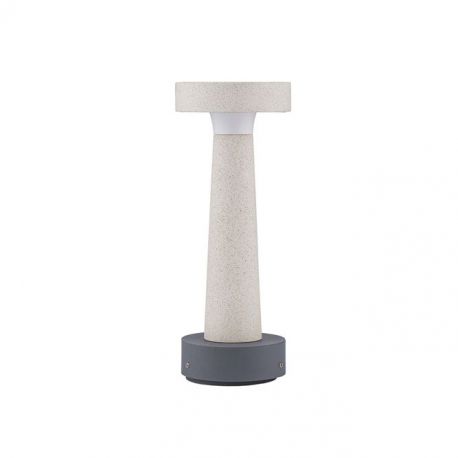 Stalpi - Stalp LED din ciment pentru exterior IP65 Cram White H-30cm