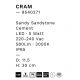 Stalpi - Stalp LED din ciment pentru exterior IP65 Cram White H-30cm