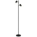 Lampa de podea cu 2 Spoturi metal negru JAMES