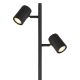 Lampadare - Lampa de podea cu 2 Spoturi metal negru JAMES