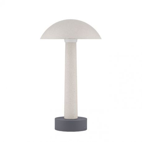 Stalpi - Stalp LED din ciment alb pentru exterior IP65 Tura H-35cm