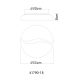 Plafoniere - Plafoniera LED slim CCT culorile pot fi fixate LETICIA
