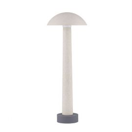 Stalp LED din ciment alb pentru exterior IP65 Tura H-55cm