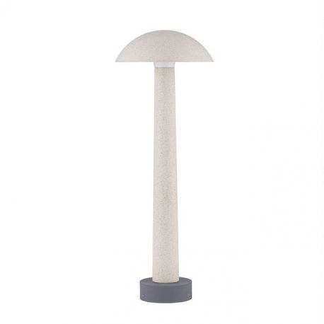 Stalpi - Stalp LED din ciment alb pentru exterior IP65 Tura H-55cm