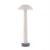 Stalp LED din ciment alb pentru exterior IP65 Tura H-55cm