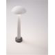 Stalpi - Stalp LED din ciment alb pentru exterior IP65 Tura H-55cm