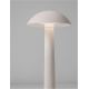 Stalpi - Stalp LED din ciment alb pentru exterior IP65 Tura H-55cm