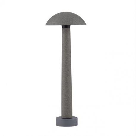 Stalpi - Stalp LED din ciment negru pentru exterior IP65 Tura H-55cm