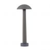 Stalp LED din ciment negru pentru exterior IP65 Tura H-55cm