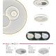 Plafoniere - Plafoniera LED slim CCT culorile pot fi fixate RUIZ I