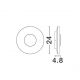 Aplice - Aplica LED ambientala exterior IP65 Cico negru