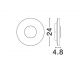 Aplice - Aplica LED ambientala exterior IP65 Cico alb
