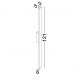 Aplice - Aplica LED exterior design liniar 121cm IP65 DOUL negru