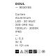 Aplice - Aplica LED exterior design liniar 121cm IP65 DOUL corten