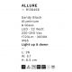 Aplice - Aplica perete exterior LED IP65 ALLURE negru