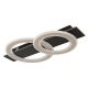 Plafoniere - Plafoniera LED slim MDF maro JAYDEN