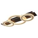 Plafoniera LED slim MDF maro JAYDEN
