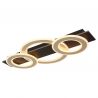 Plafoniera LED slim MDF maro JAYDEN