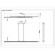 Pendule, Lustre suspendate - Lustra LED suspendata profile hexagonale KIRINA