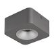 Plafoniere cu spoturi, Spoturi aplicate - Spot LED aplicat aluminiu gri HANGARAU 1